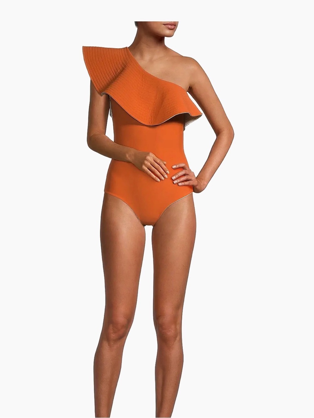 Juan de dios tucan fox/ivory reversible swimsuit